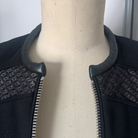 The Kooples black zip up jacket size 4 - Picture 9 of 9